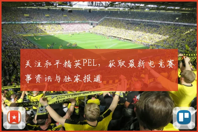 关注和平精英PEL，获取最新电竞赛事资讯与独家报道