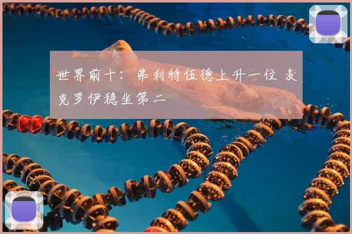 世界前十：弗利特伍德上升一位 麦克罗伊稳坐第二